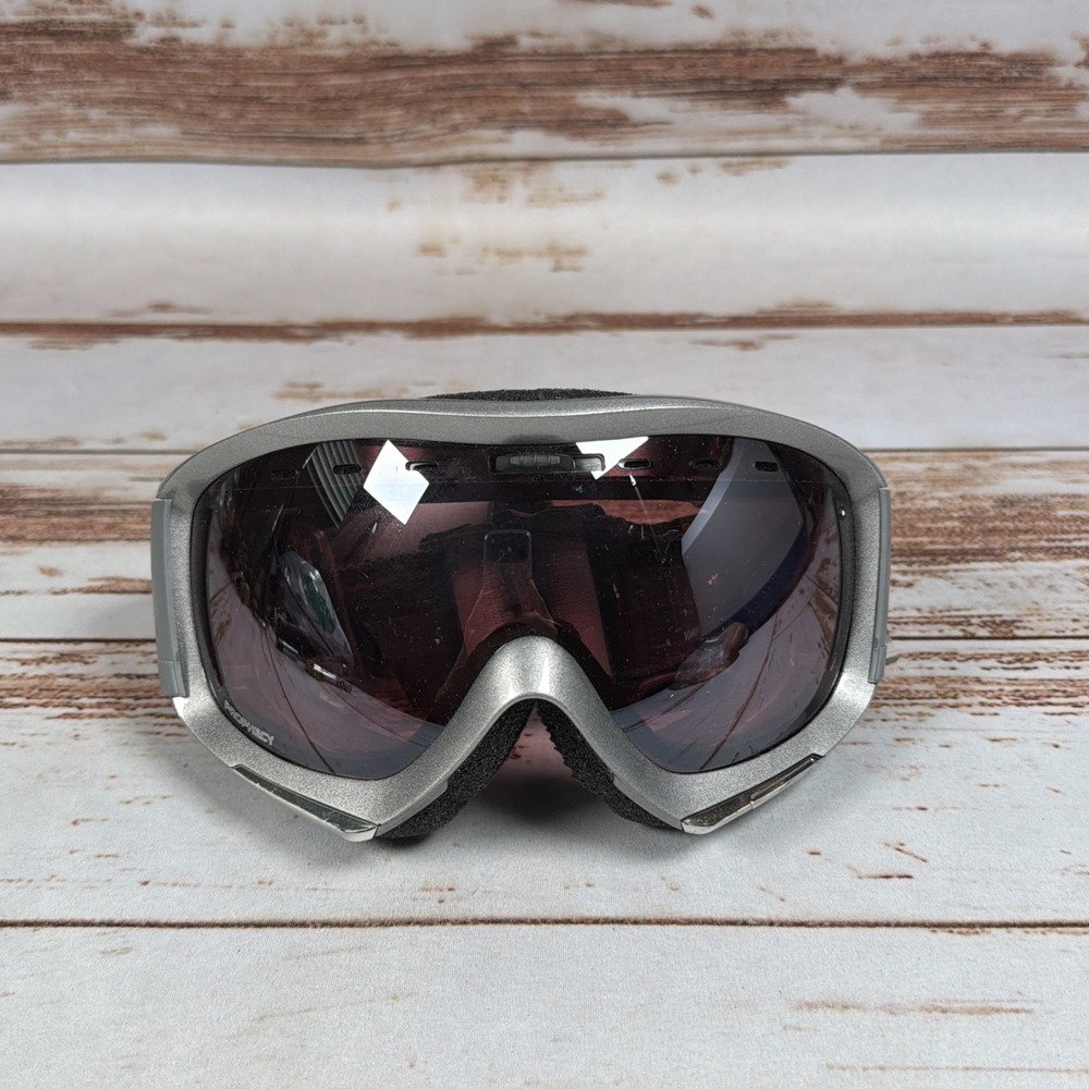 Smith Prophecy Adult Ski Snow Goggles Gray Frame Tinted Spherical Lens Clean